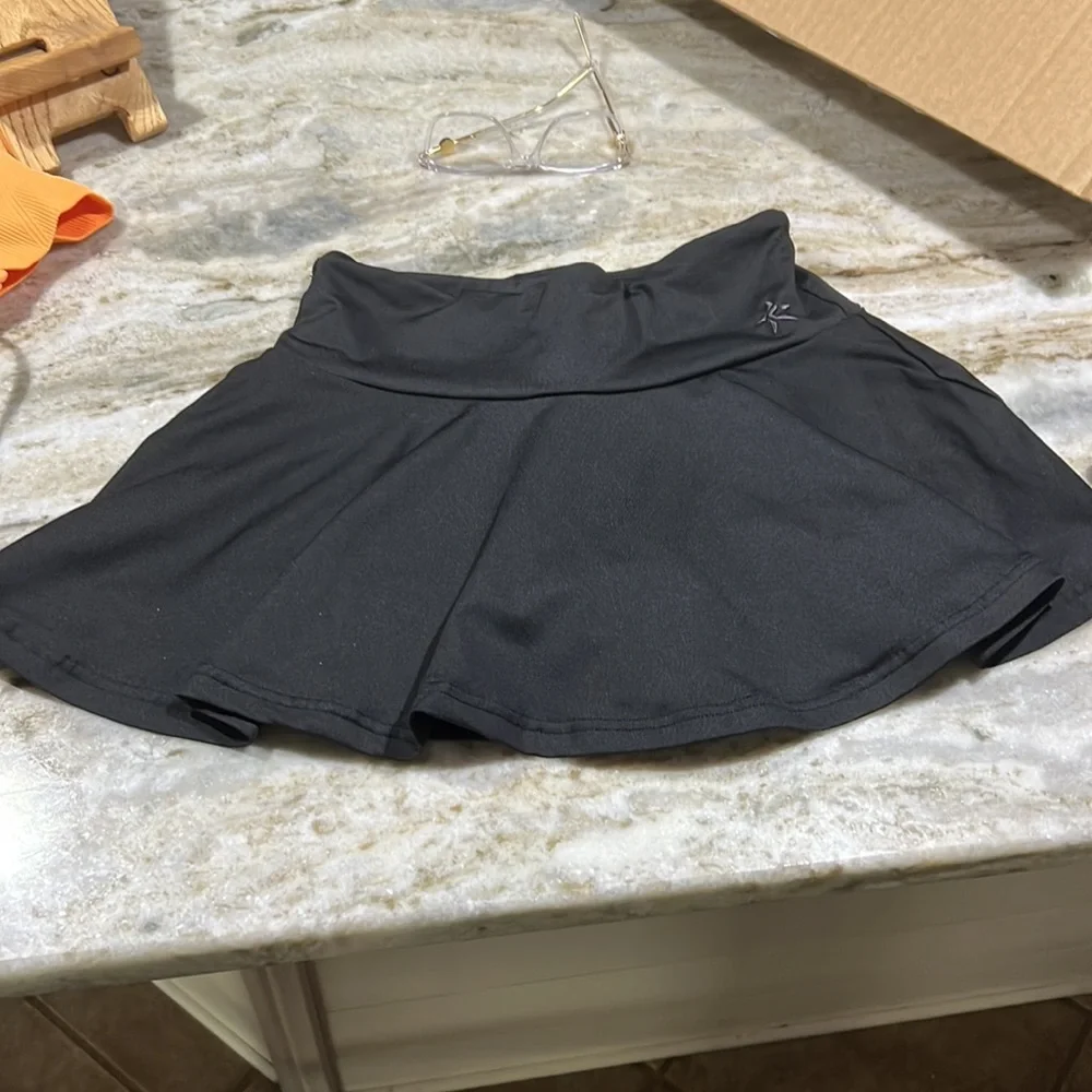 Rebel Athletic black flouncy skirt, like new. AS - Picture 3 of 6
